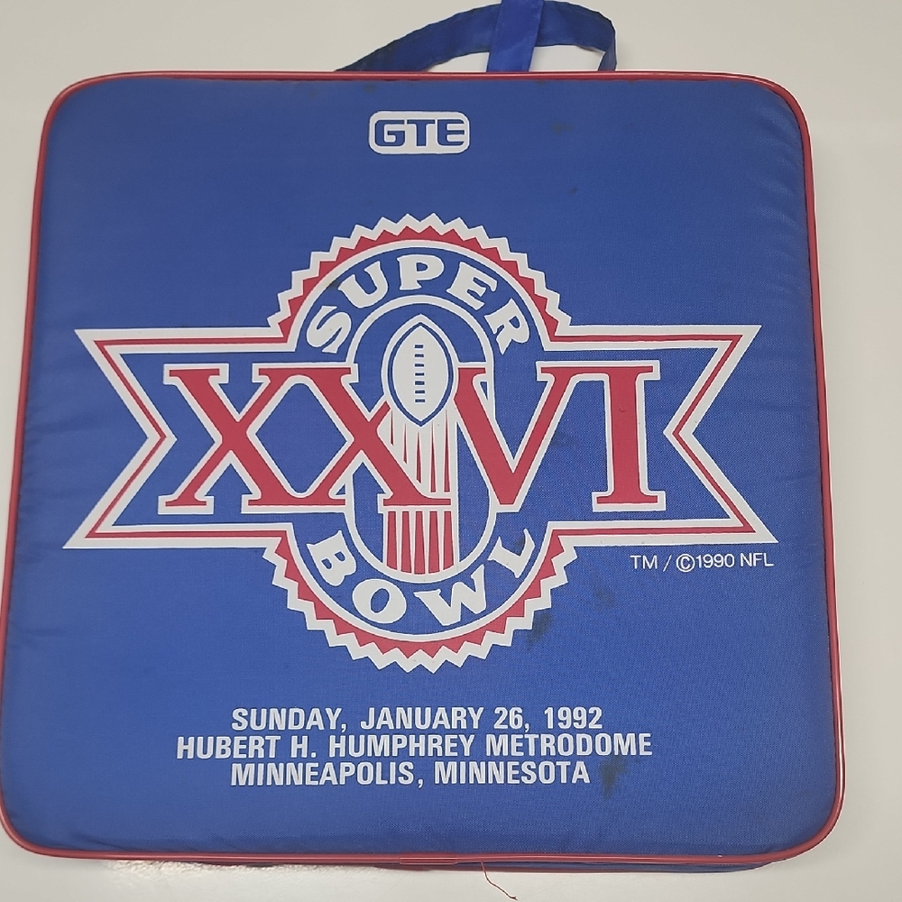 Buffalo Bills Vintage Super Bowl Seat Cushion